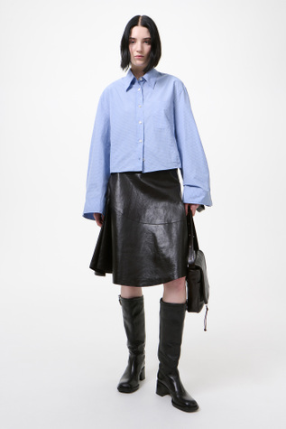 Balloon Shirt Micro Chip Check Super Poplin