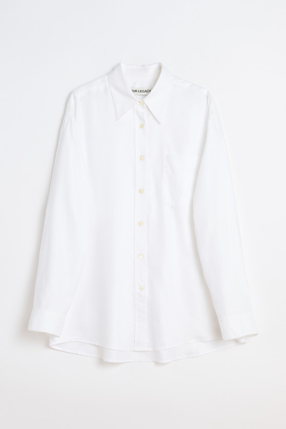 Our Legacy - Precious Shirt Static White Liquid Oxford