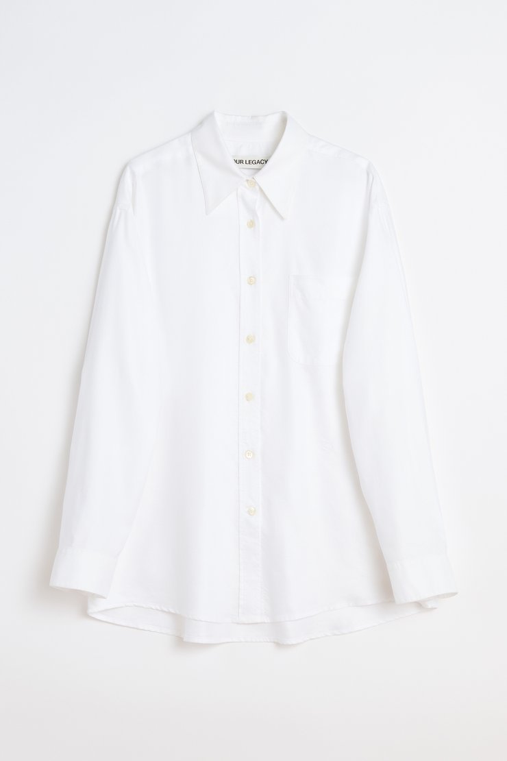 Our Legacy - Precious Shirt Static White Liquid Oxford