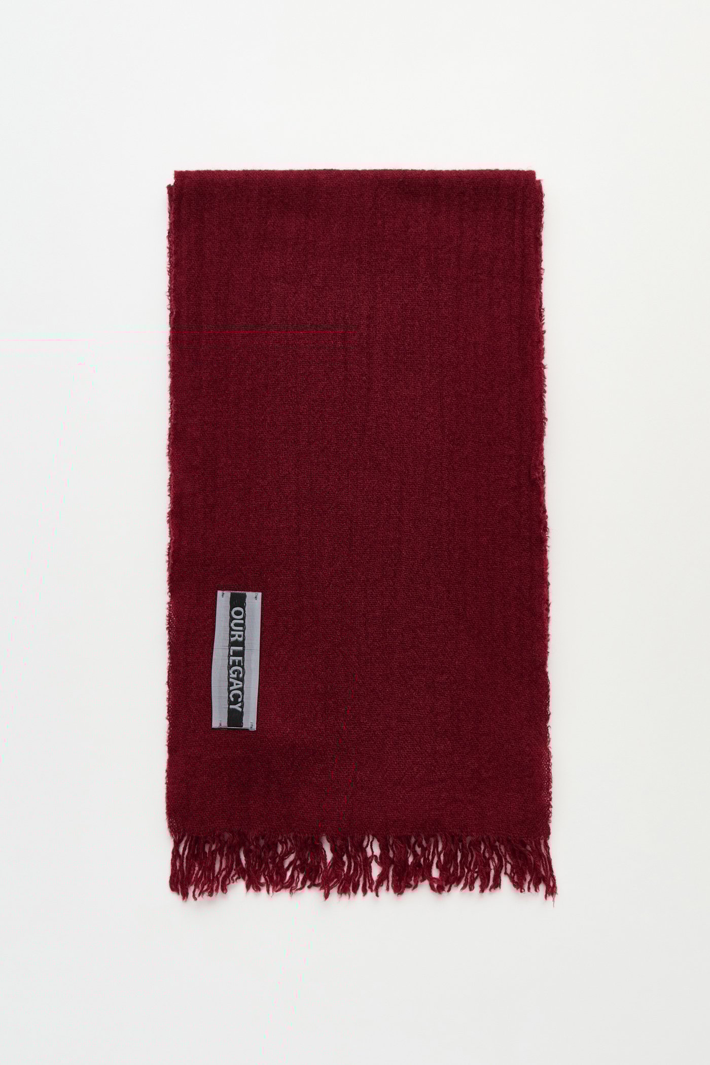 Our Legacy - Estate Scarf Black Double Wool