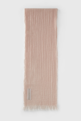 Cottage Scarf Light Pink Cold Dye Wool