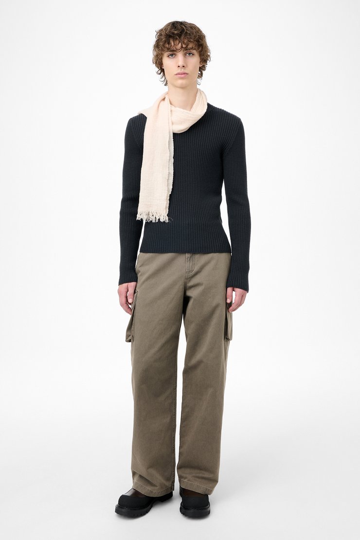 Our Legacy - Cottage Scarf Light Pink Cold Dye Wool