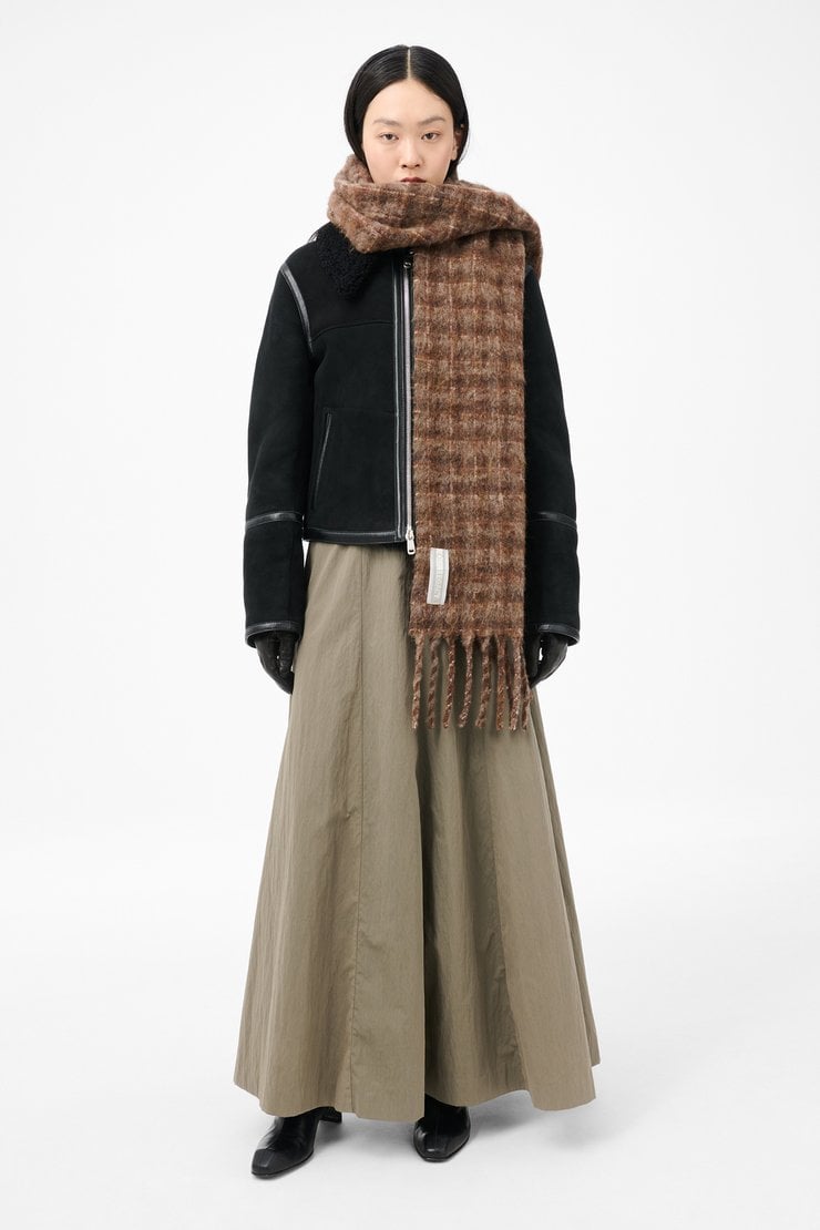 Our Legacy - Cottage Scarf Eggshell Crinkle Cotton