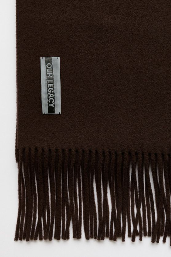 Our Legacy - Our Legacy Estate Scarf Espresso Double Wool