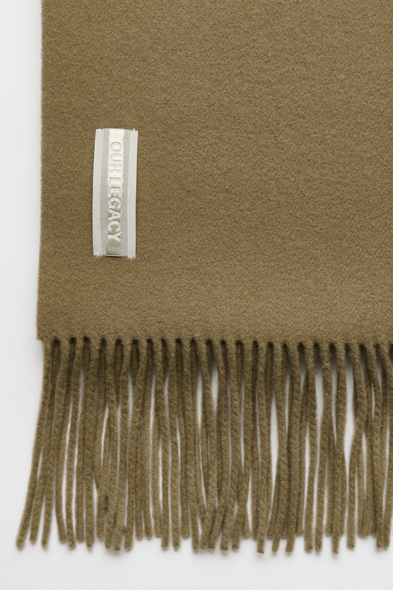 小物 OURLEGACY 24aw ESTATE SCARF Our Legacy - Estate Scarf Black Double Wool