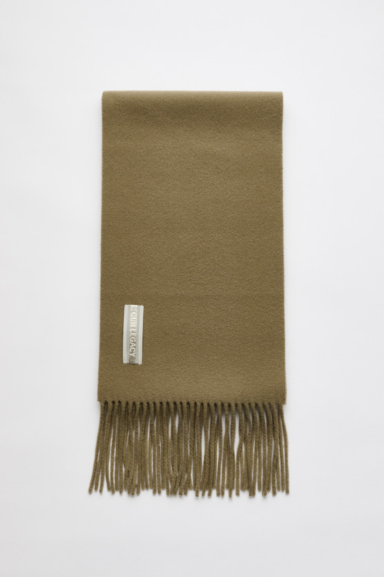 Our Legacy - Estate Scarf Olive Double Wool