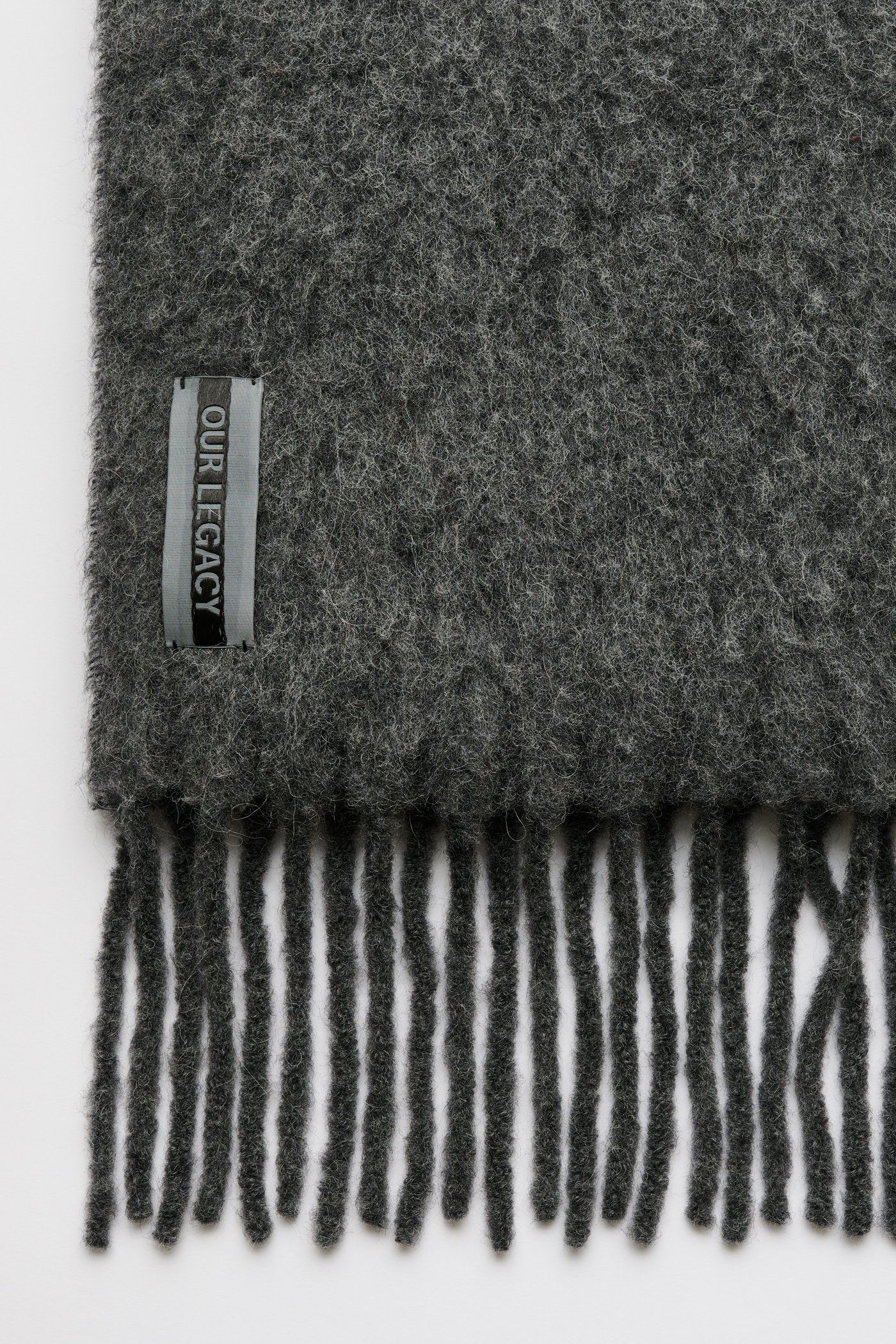 小物 OURLEGACY 24aw ESTATE SCARF Our Legacy - Estate Scarf Black Double Wool