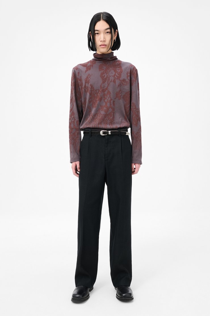 Our Legacy - Our Legacy Borrowed Chino Coal Black Link Stripe Weave