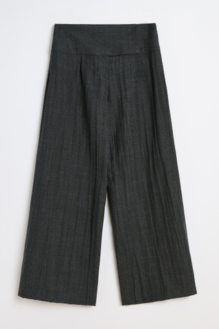 Our Legacy - Girdle Trouser Stone Grey Plisse Wool