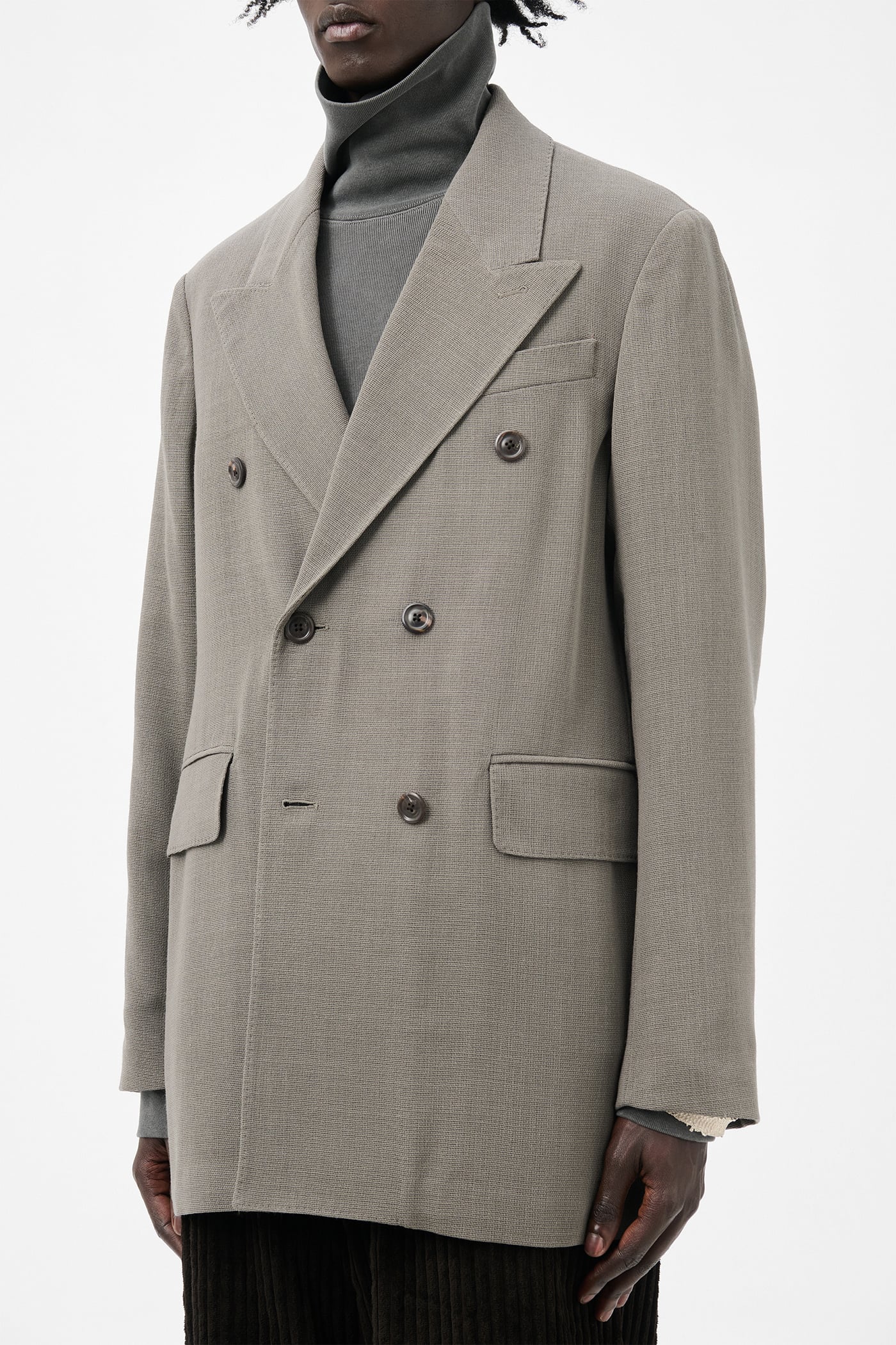 Our Legacy - Sharp DB Blazer Double Grey Weave Wool
