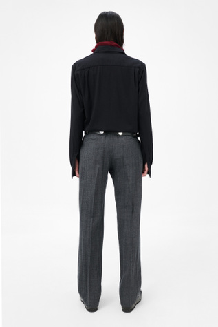 かちえ【25AW】OUR LEGACY SLACK TROUSER 46 Our Legacy - Slack Trouser Stone Grey Plisse Wool