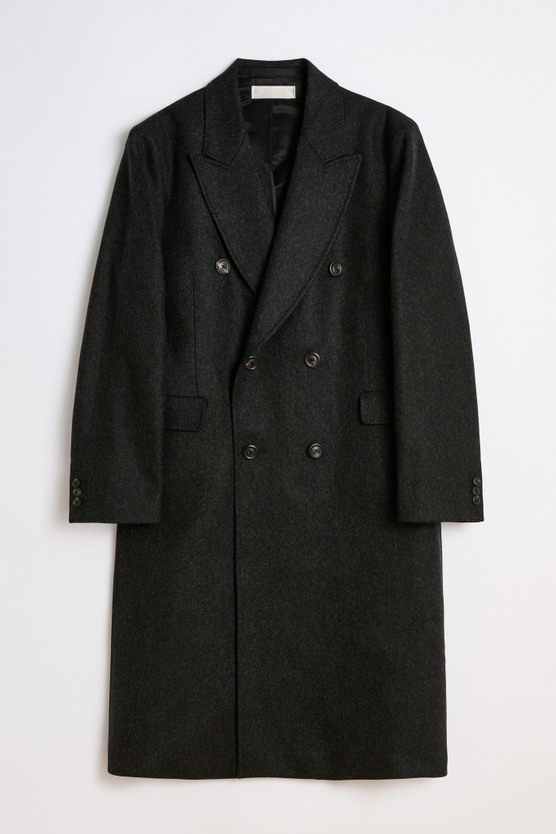 Our Legacy - Our Legacy Whale Coat Granite Water Repellent Melton