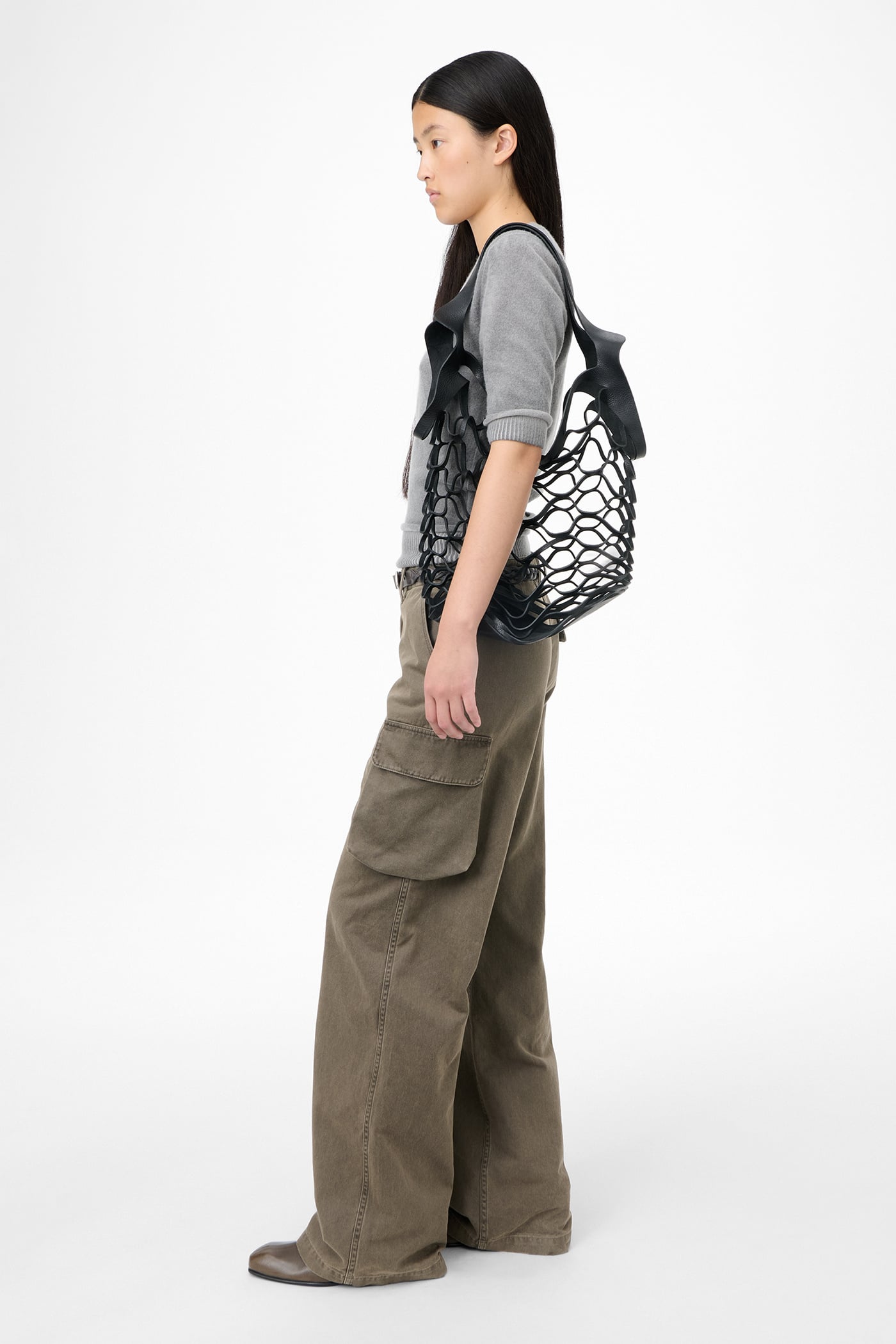 バッグ OUR LEGACY 24ss SHIP BAG Our Legacy - Ship Bag Attic Carbon Wash Canvas