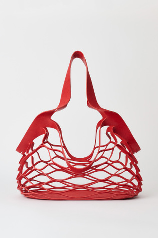 Media Cut Bag Shifting Red Gritty Bull Hide