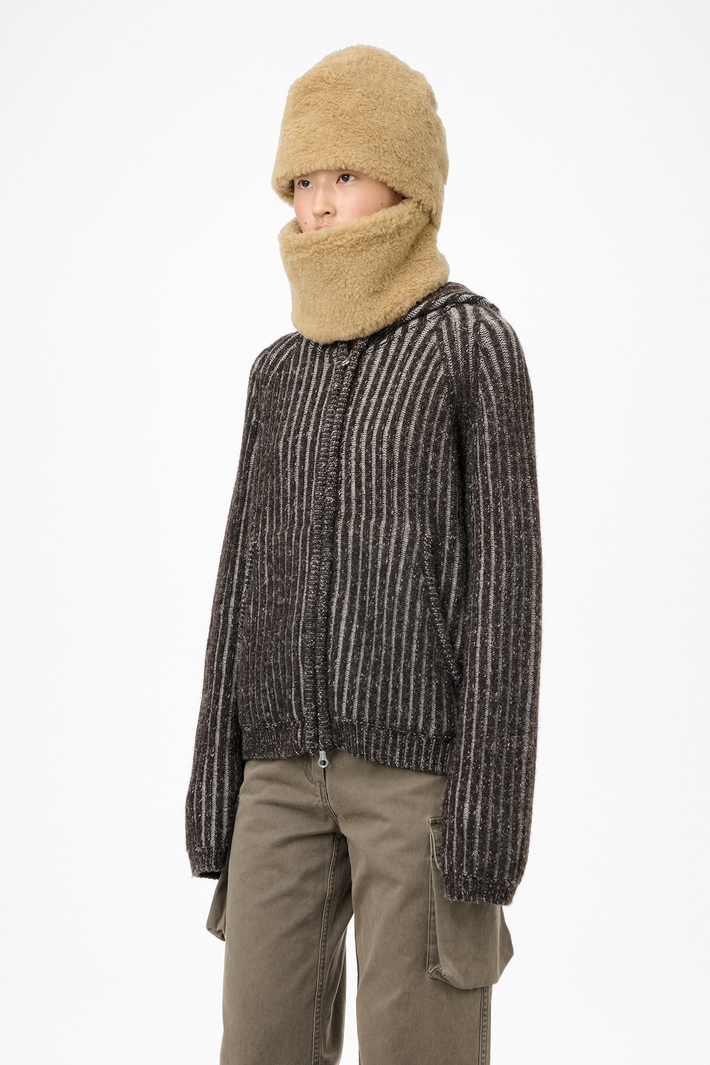 Our Legacy - Our Legacy Beanie Black Fuzzy Alpaca