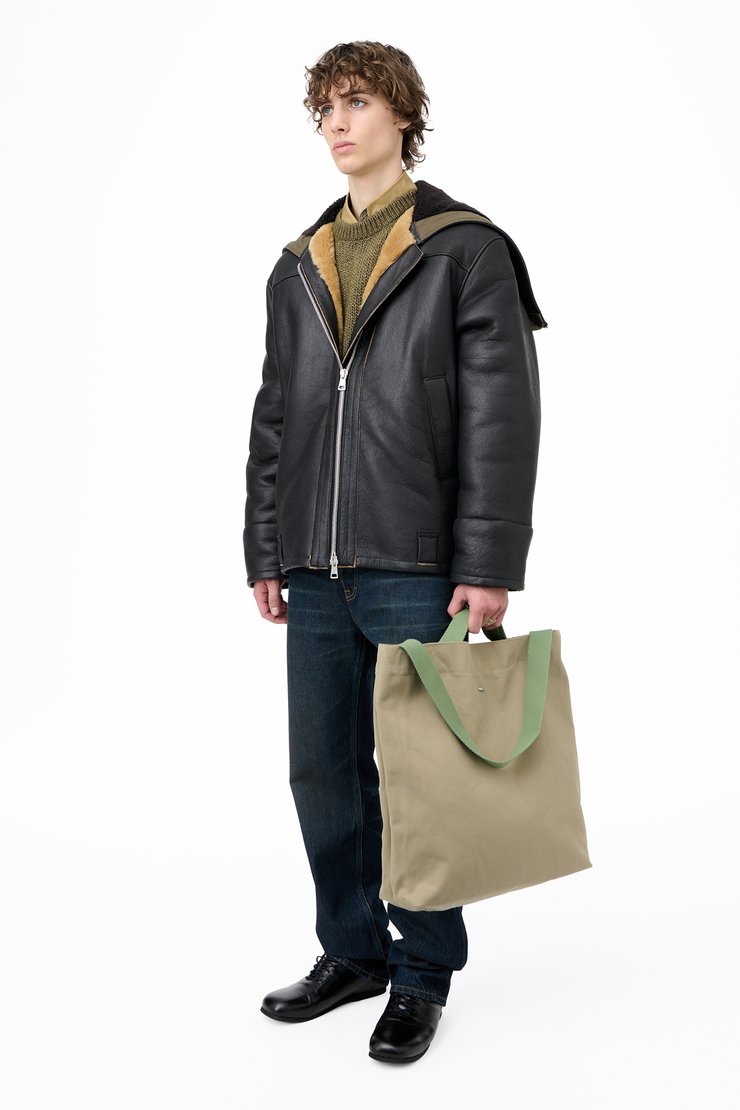 Our Legacy - Drip Bag Ombre Brown Hairy Wool