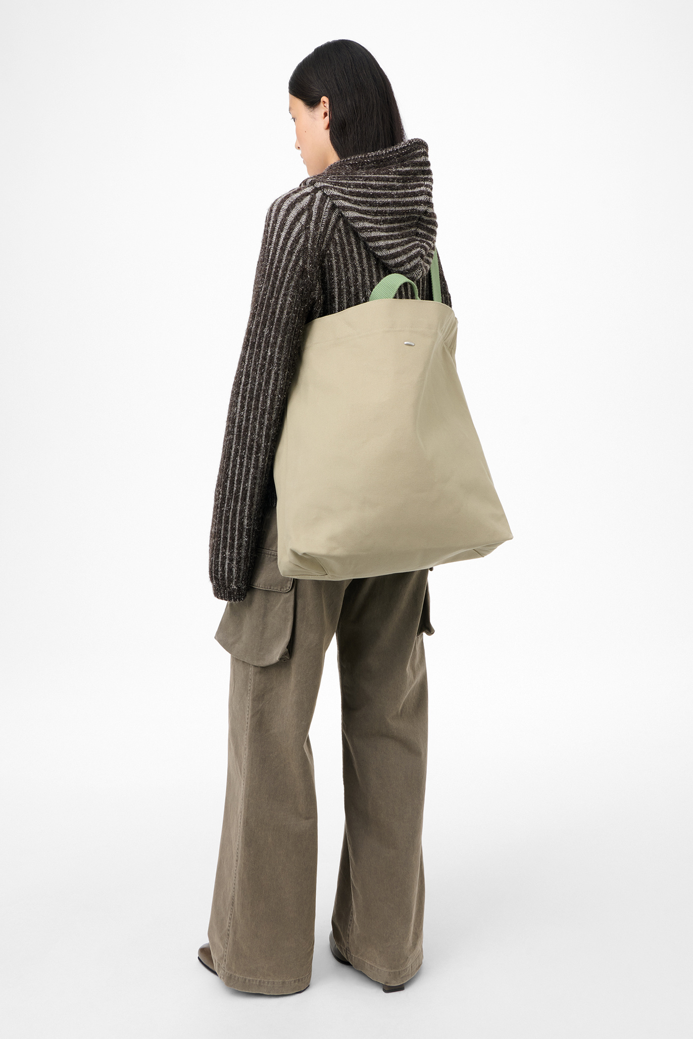 Our Legacy - Drip Bag Ombre Brown Hairy Wool