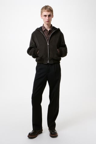 Bank Jacket Dark Brown Twill Cord