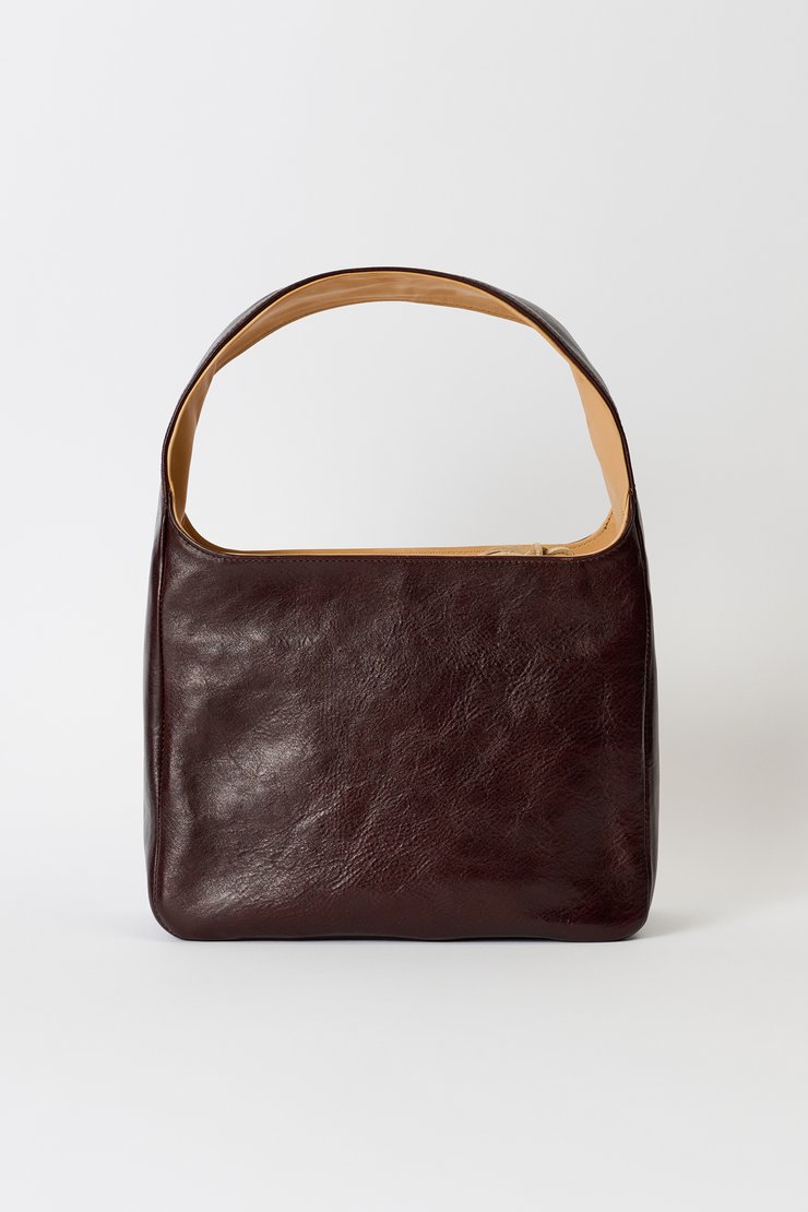 Our Legacy - Brick Bag Deep Abyss Red Leather