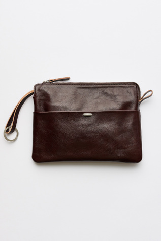 Supporter Organizer Deep Abyss Red Leather