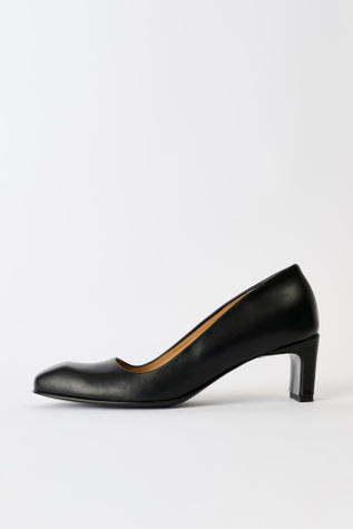 Karasu Pump Black Tensile Cattle Hide