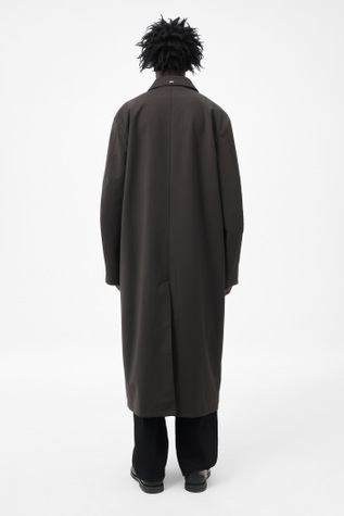 ジャケット・アウター OUR LEGACY Cloak carcoat CHURCHILL Our Legacy - Our Legacy Cloak Carcoat Churchill Stripe Membrane Wool
