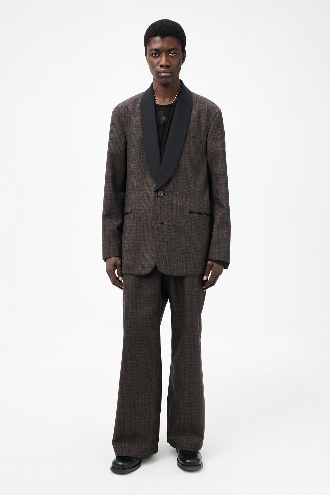 Our Legacy - Mini Jacket Black Worsted Wool