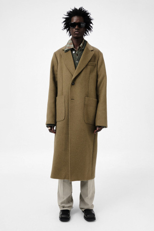 Robe Overcoat Disruptive Moss Kilo Melton