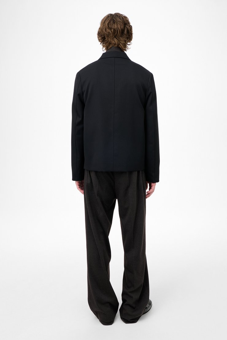 Our Legacy - Mini Jacket Black Worsted Wool