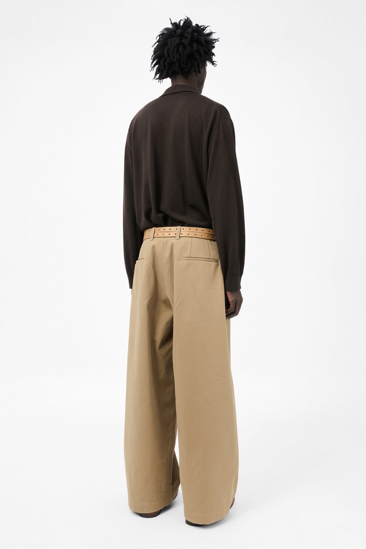 パンツ OUR LEGACY Bridge Chino 46 Our Legacy - Bridge Chino Antique Mudd Coated Sateen