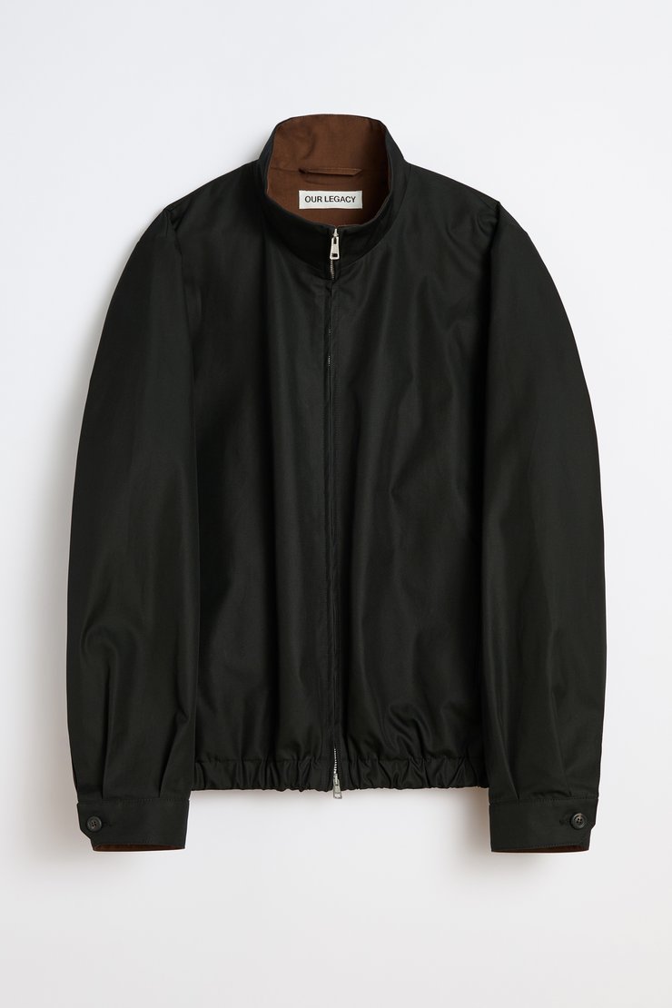 OUR LEGACY ブラック カシノジャケット Casino Jacket Our Legacy - Casino Jacket Tasteful Black Megatwist Twill
