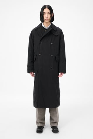Duvet Trench Black Tide Cotton Nylon