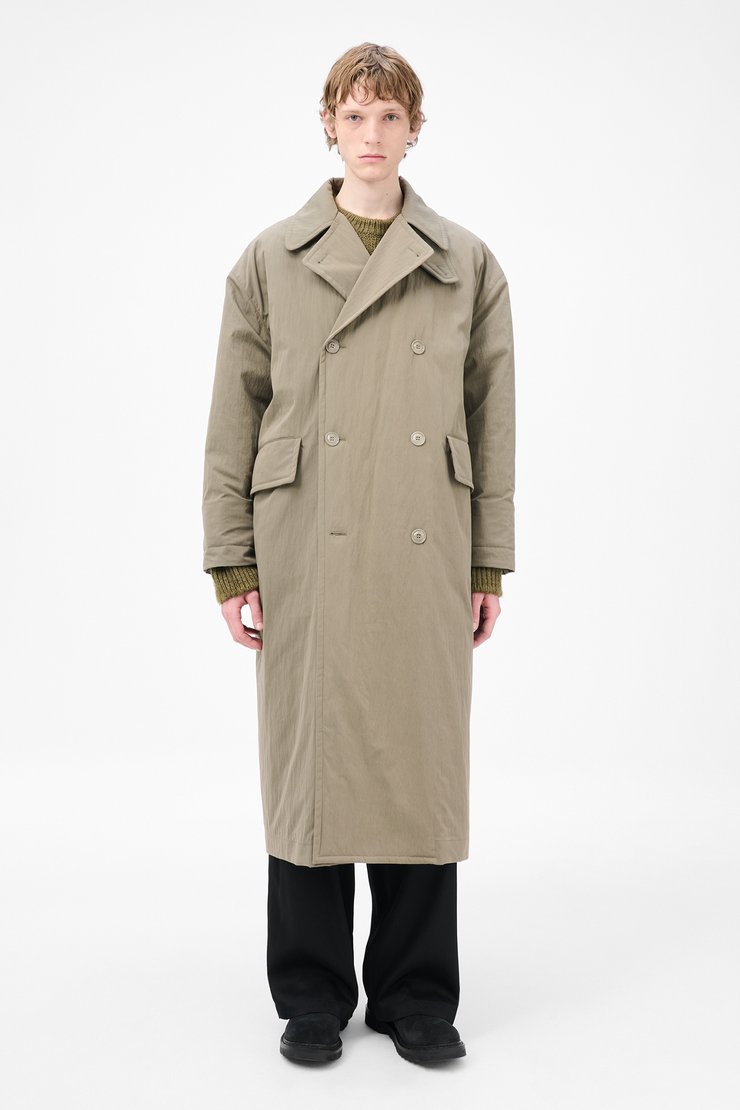 Our Legacy - Duvet Trench Solaro Sage Tide Cotton Nylon