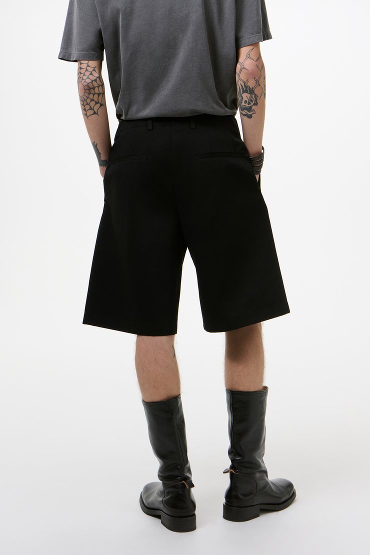 Our Legacy - Ponte Shorts Tasteful Black Megatwist Twill