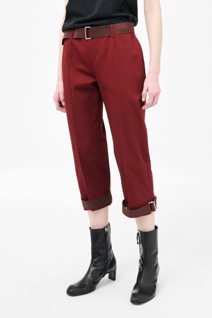 Our Legacy - Sporty Capri Profound Red Megatwist Twill
