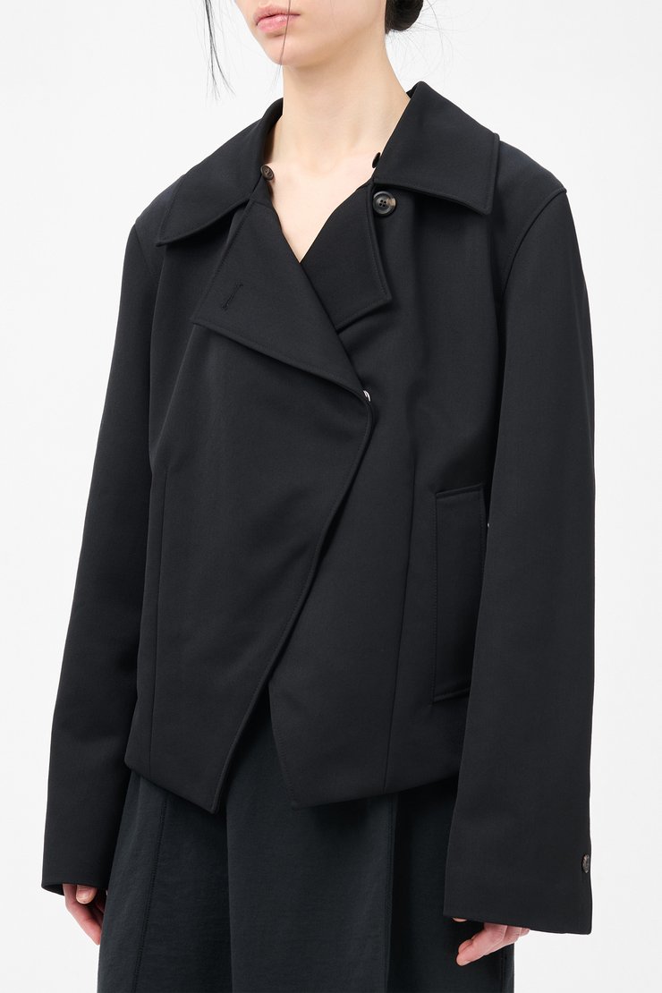 Our Legacy - Our Legacy Veiled Jacket Onyx Black Tech Sateen