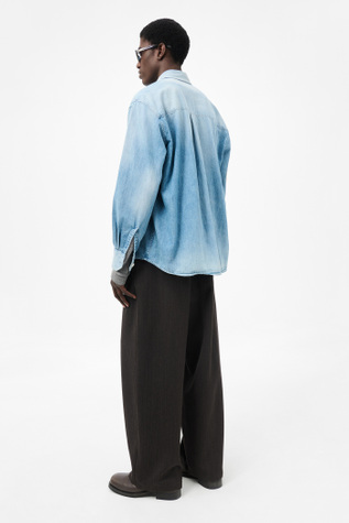 OURLEGACY ABOVE SHIRT　44 Our Legacy - Above Shirt Bazaar Check Breeze Weave