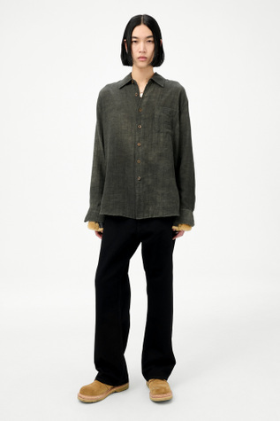 Above Shirt Dark Cloud Sparse Cotton Wool