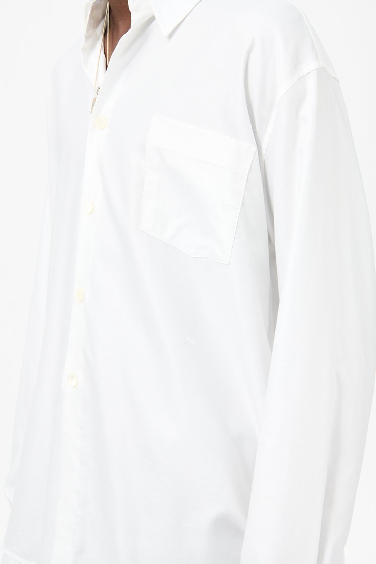 新品正規品 Our Legacy initial shirts 46 Our Legacy - Initial Shirt Off White Fine Silk