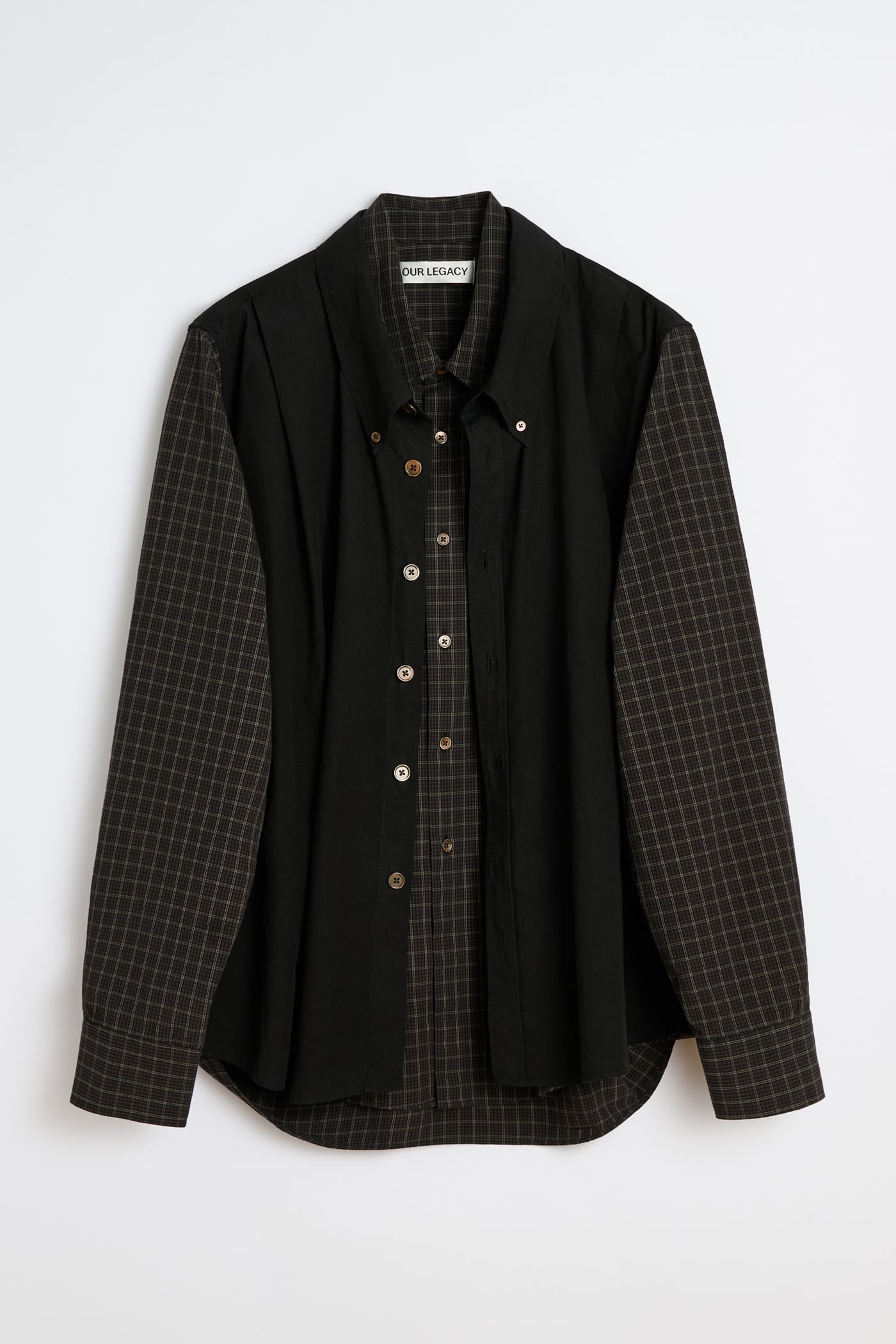 OUR LEGACY COCO SHIRT Cotton Crochet 黒44 Our Legacy - Coco Shirt Black Cotton Crochet | Our Legacy