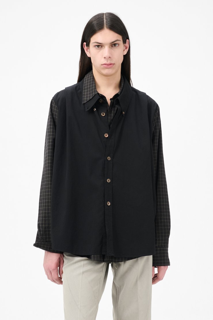 OUR LEGACY ✦ BOX SHIRT｜SHORTSLEEVE 『48』 Our Legacy - Box Shirt Shortsleeve White Boucle