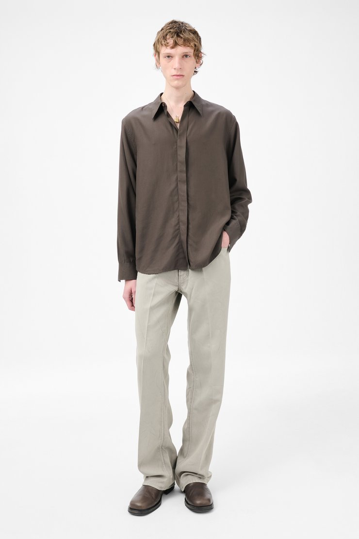 新品正規品 Our Legacy Evening Polo 46 Our Legacy Evening Polo - Livid Blue | Garmentory