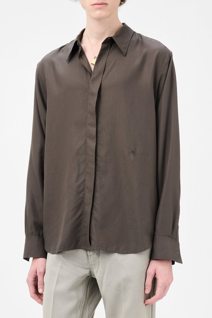 トップス OUR LEGACY BEYOND SHIRT SHORTSLEEVE 44 Our Legacy - Beyond Shirt Shortsleeve Western Blue Butterfly.