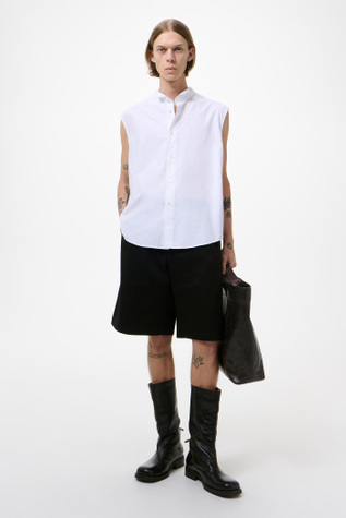 ☆☆雪☆☆Deuxieme dignity sleeveless Our Legacy - Wing Shirt Sleeveless Winter Bouquet Super Poplin