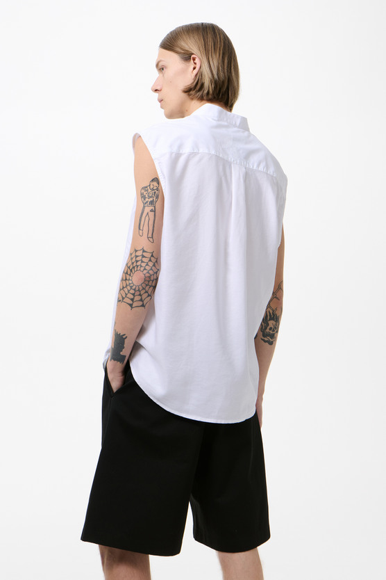 ☆☆雪☆☆Deuxieme dignity sleeveless Our Legacy - Wing Shirt Sleeveless Winter Bouquet Super Poplin