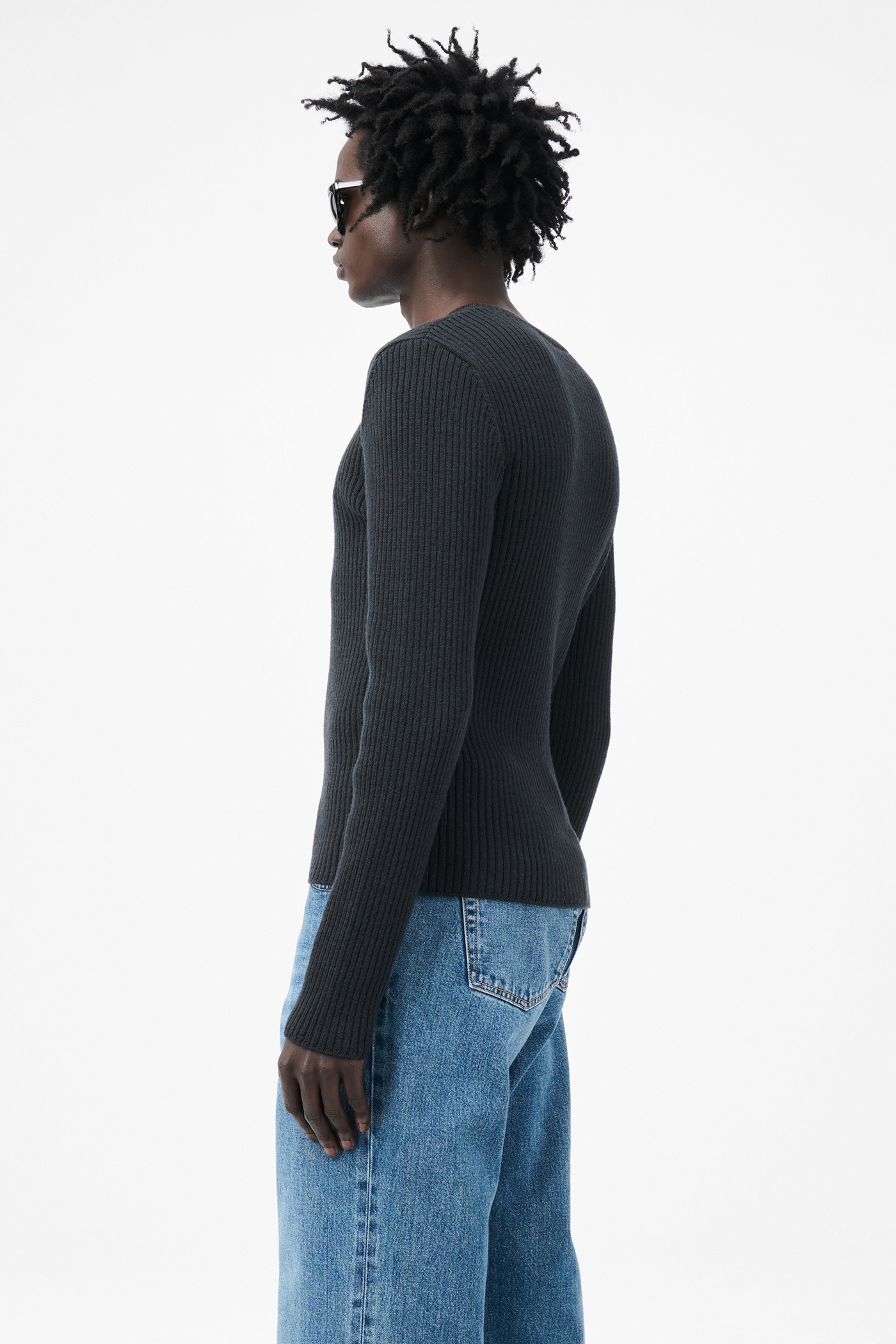 【24SS 】OURLEGACY COMPACT ROUNDNECK 44 Our Legacy - Compact Roundneck Fog Clean Cotton