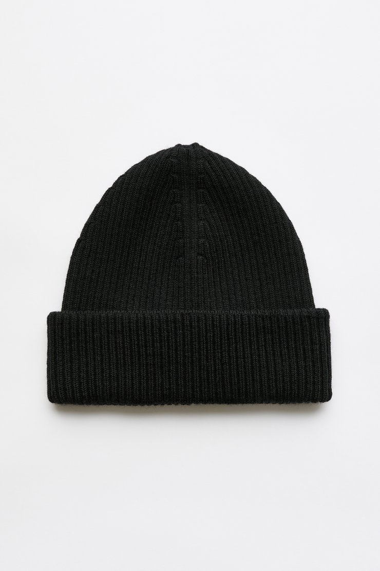 帽子 Our Legacy Gray Faux Isle Knit Beanie Our Legacy - Knit Hat Slate Grey Faux Isle