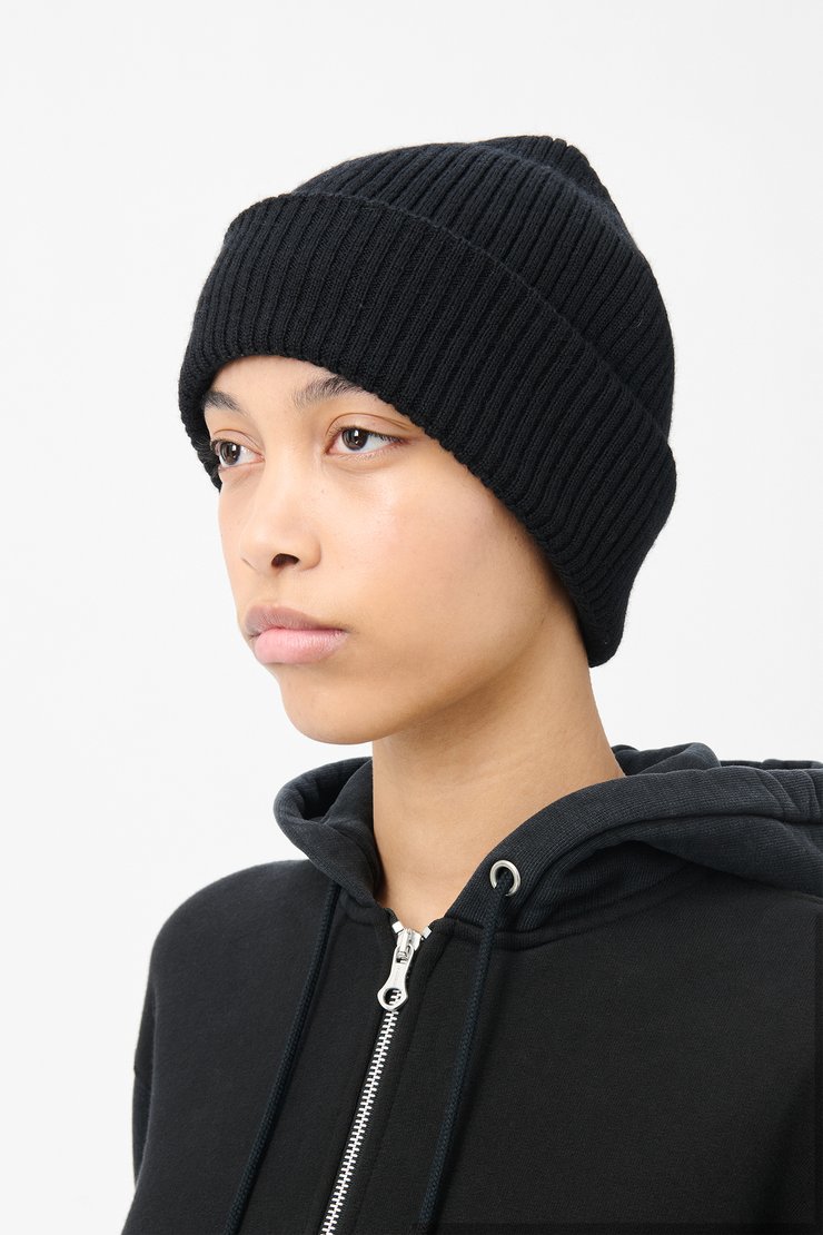 hahahanaour legacy KNIT HAT Black Our Legacy - Knit Hat Black Rustic Merino
