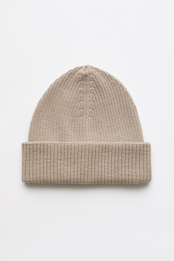 Ourlegacy KNIT HAT Rustic Merino 未使用 Our Legacy - Knit Hat University Brown Rustic Merino