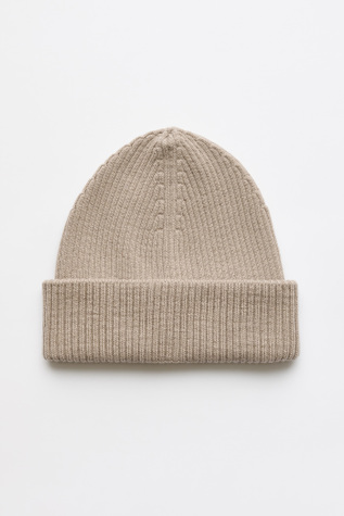 OUR LEGACY｜KNIT HAT RUSTIC MERINO Our Legacy - Knit Hat White Sand Rustic Merino